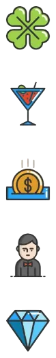 Casino Peaches icons